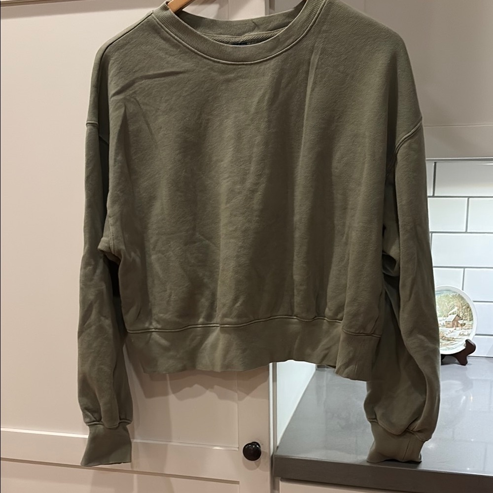 Old Navy Olive Green Women's Sweatshirt